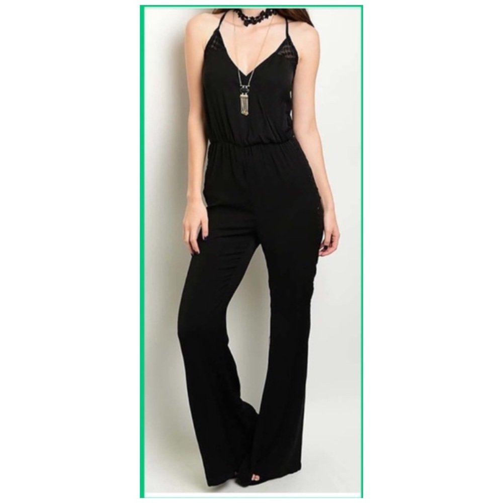 HP Brooke V-Neck Strap Jumpsuit - Picture 1 of 4